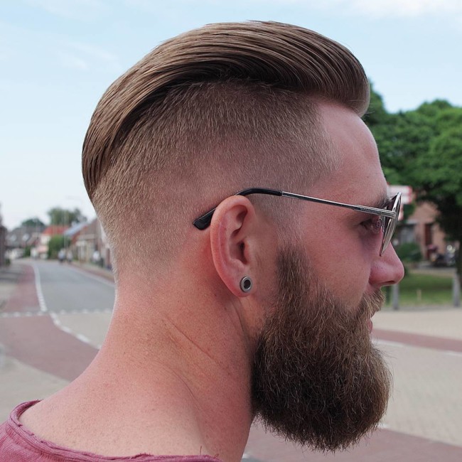 Slicked Back Undercut - Men's Haircuts