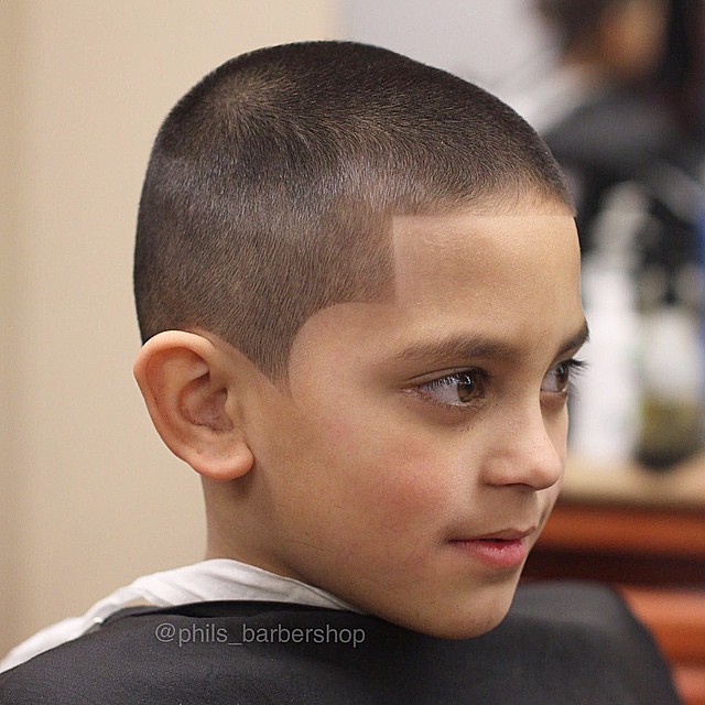 Buzz cut + Line up - Hairstyle for boy