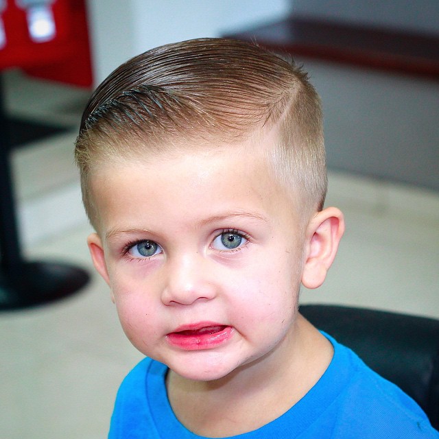 Comb Over + Side part - Hairstyle for boy