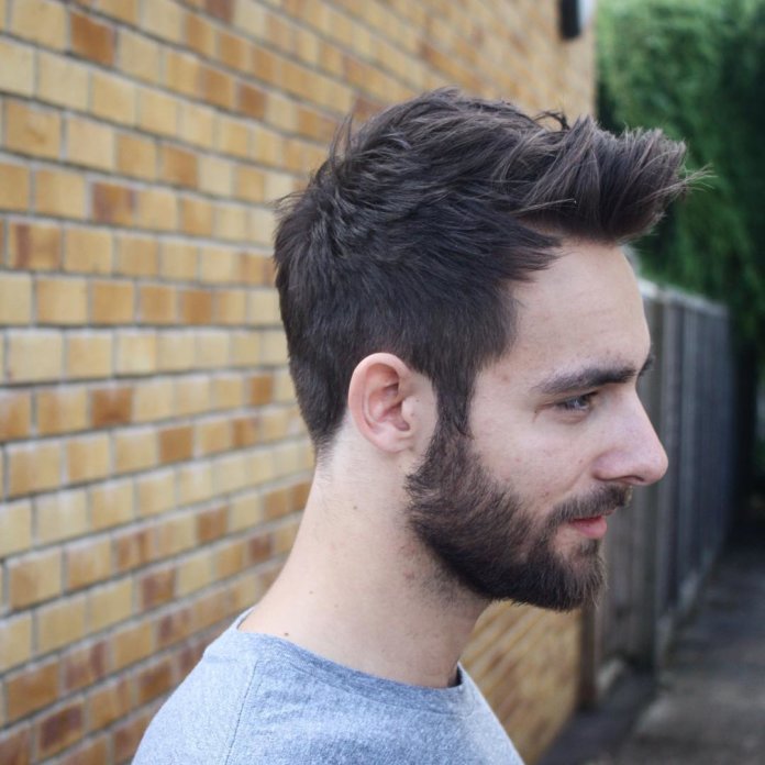 Messy hair + Beard