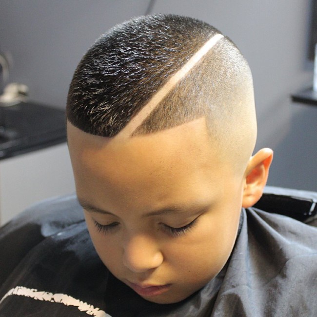 Crew cut + Thick Part + High Skin Fade