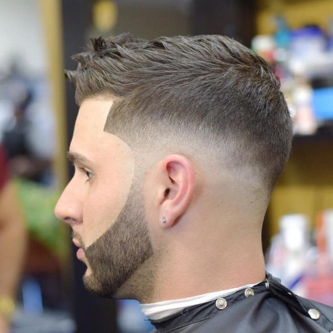 Quiff + Drop Skin Fade - Men's Haircuts