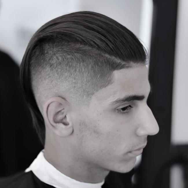 Slicked Back Haircut - Men's haircuts