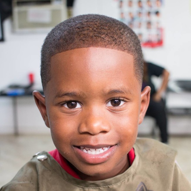 Buzz Cut + Line Up - Black Boys Haircuts - Men's haircuts