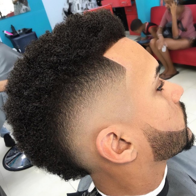 FroHawk + Burst Fade - Men's Haircuts