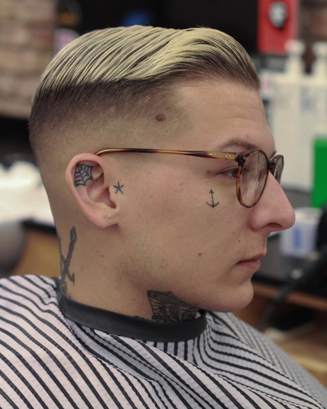 Comb over + High fade - Men's haircuts