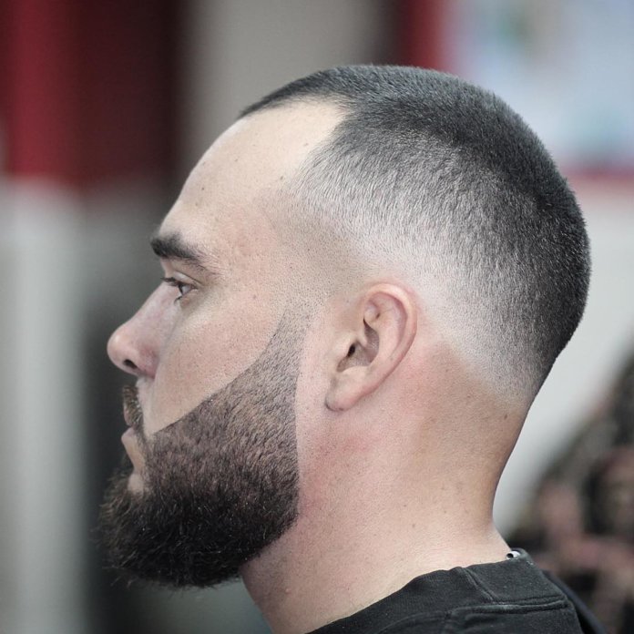 Buzz Cut + Skin Fade + Trimmed Beard