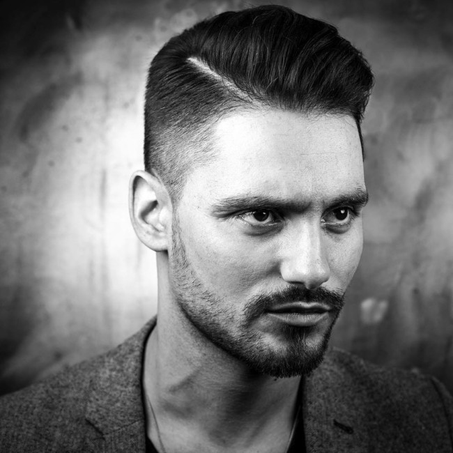 Side Part Comb Over + High Fade - Men's Haircuts