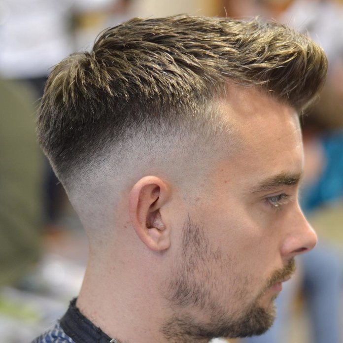 Textured Quiff + Skin Fade