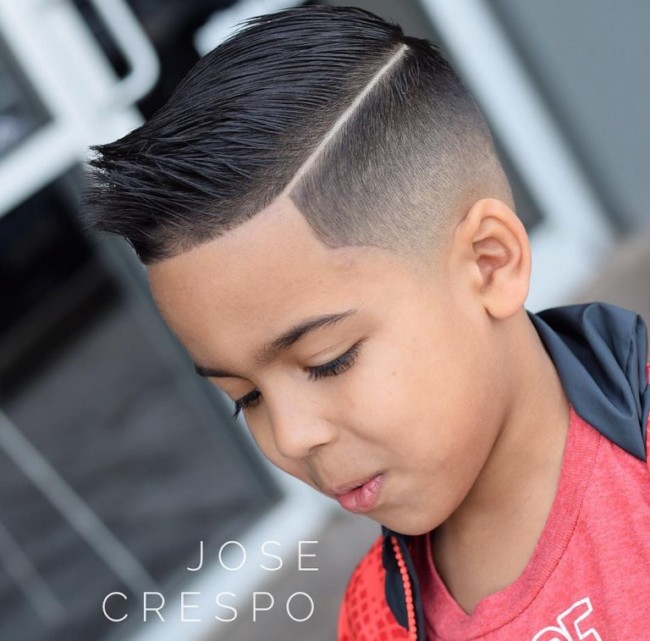 Hard part + Fade for boys - Men's Haircuts