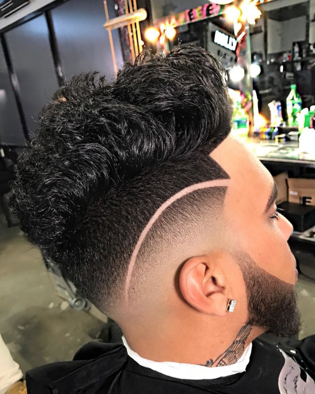 Messy FauxHawk + Hi-Lo Fade - Men's haircuts