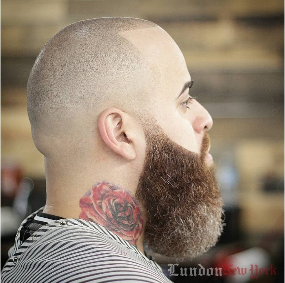 Skin Fade on short hair + Beard