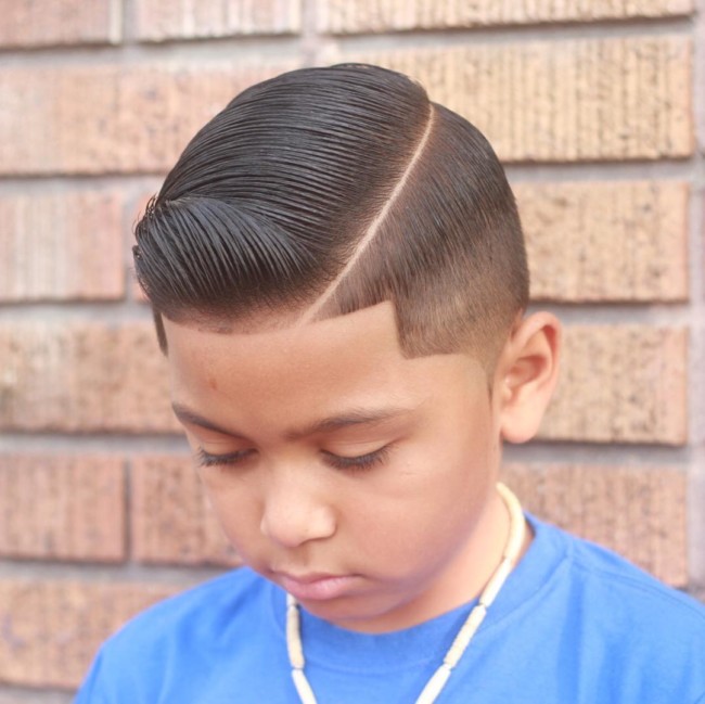 Comb Over Haircut for boys - Men's Haircuts