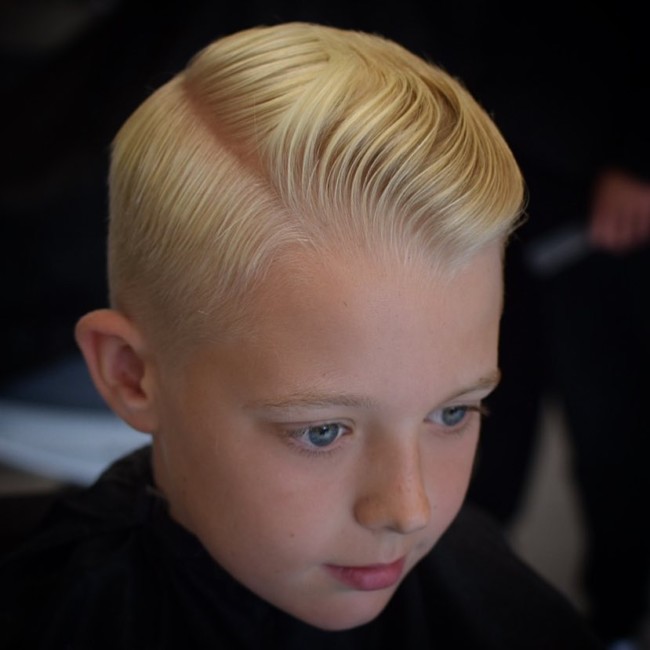 Side Part + Modern Comb Over - New Hairstyle for Boys