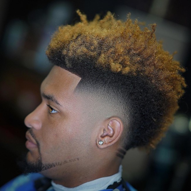 FroHawk + Skin Fade - Men's haircuts