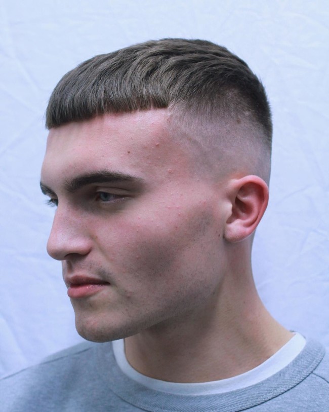 French Crop + High Skin Fade