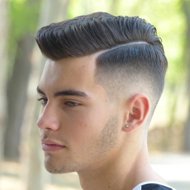 Side Part + High Fade - Men's Haircuts