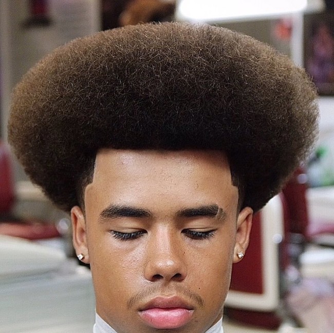 Afro Black mens haircuts