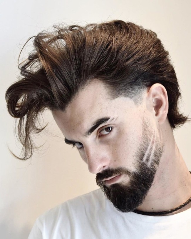 Pompadour with flow - men's haircuts