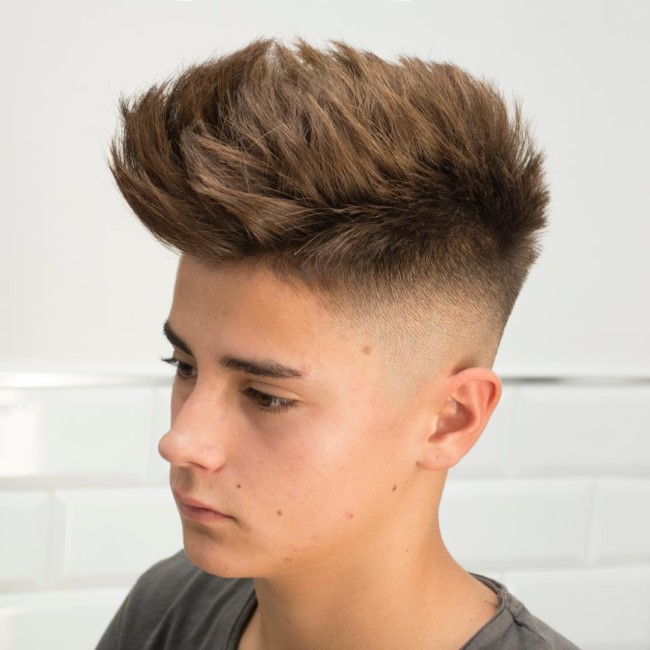 QUiff + fade for boys