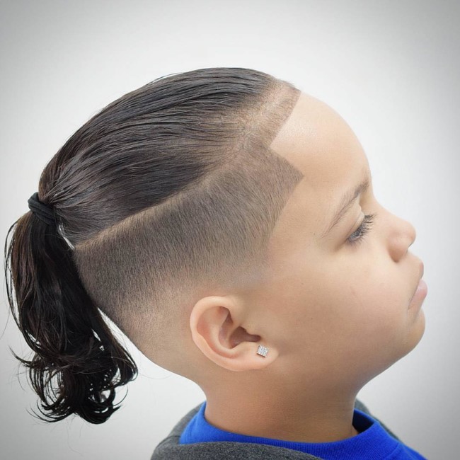 Top Knot Haircut for boys