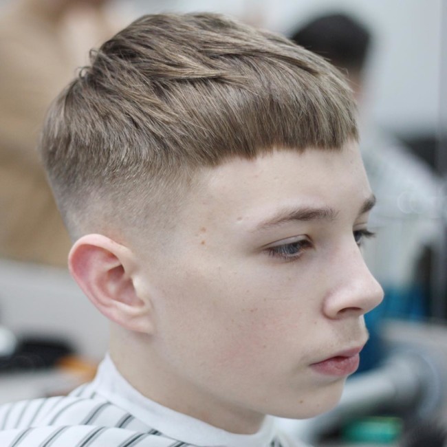 Textured French Crop - New Hairstyle for Boys