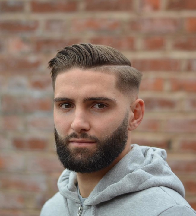 Comb Over + Side part - Men's Haircuts