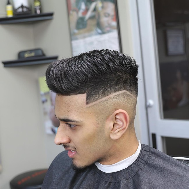 Quiff + Hi-Lo Fade - Men's haircuts