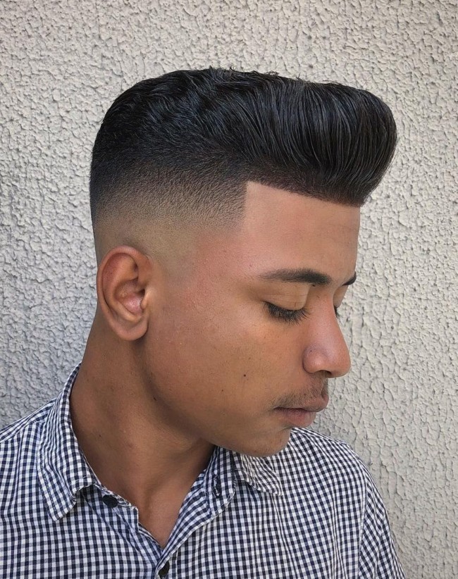 Pompadour Fade - Men's Haircuts