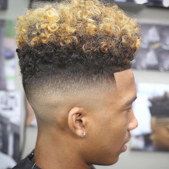 High Top + Color - Men's haircuts