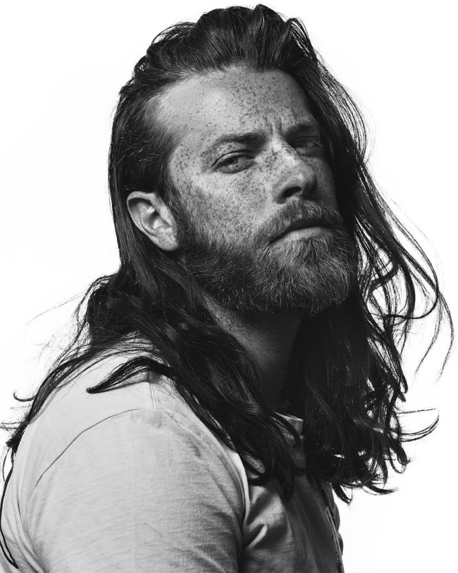  Long hair + Full beard - men's Haircuts