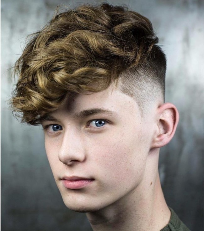 Wavy Fringe - men's haircuts