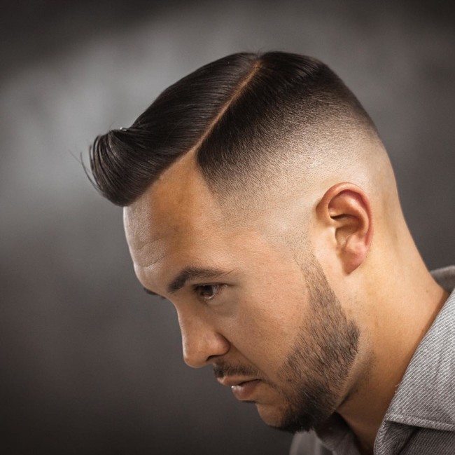 76. Side part Comb Over + High fade - Men's Haircuts