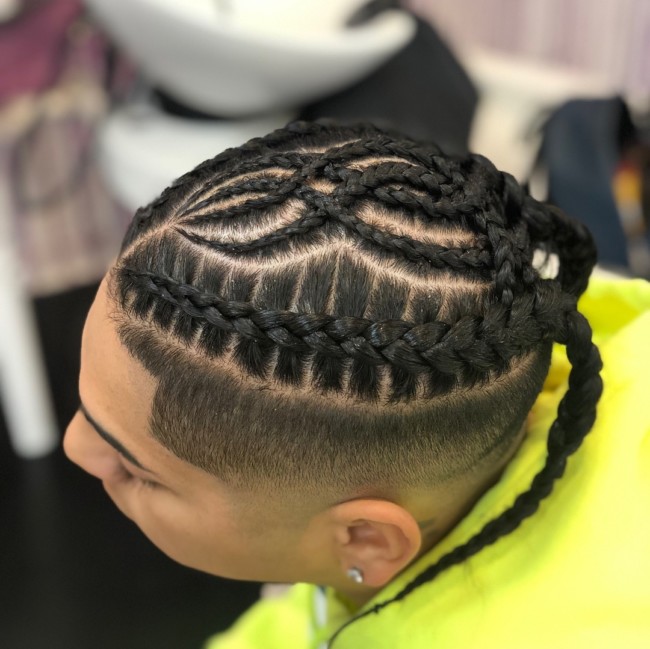 Creative Braids - Men's Haircuts