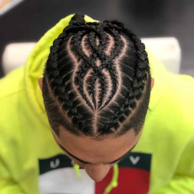 Creative Braids - Men's Haircuts