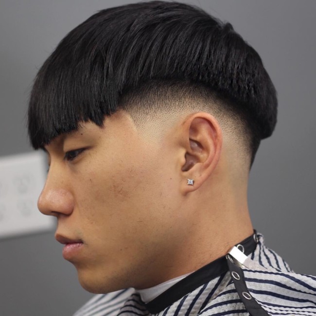 Bowl Cut + Low Fade - Men's Haircuts