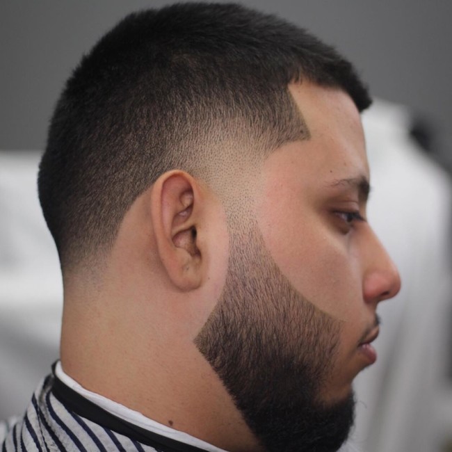 Crew Cut + Taper Fade + Beard - Men's Haircuts