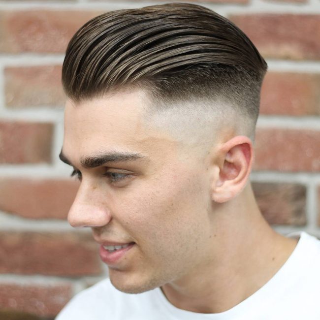 Slicked Back Haircut - Men's haircuts