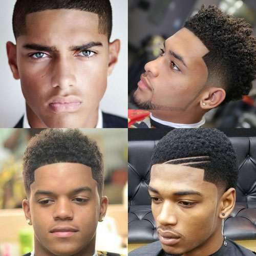 Line up black men haircuts