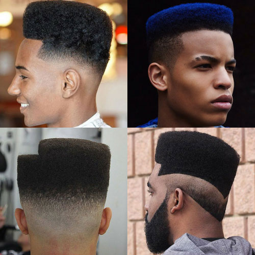 High top fade black men haircuts