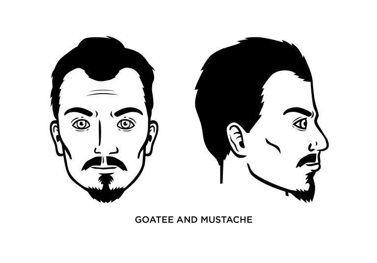 The goatee and mustache - Men's Haircuts