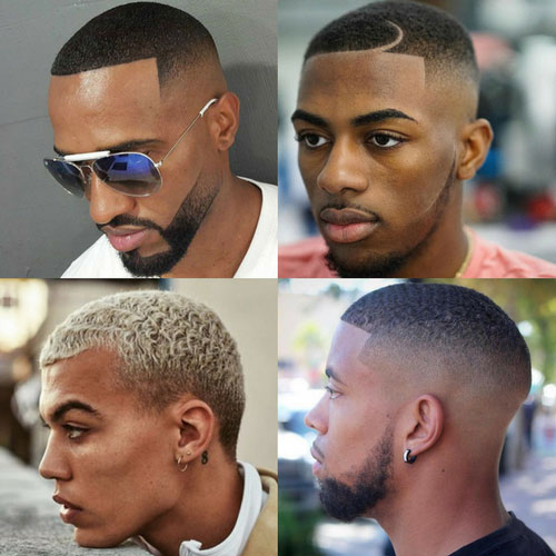 Buzz cut black men haircuts