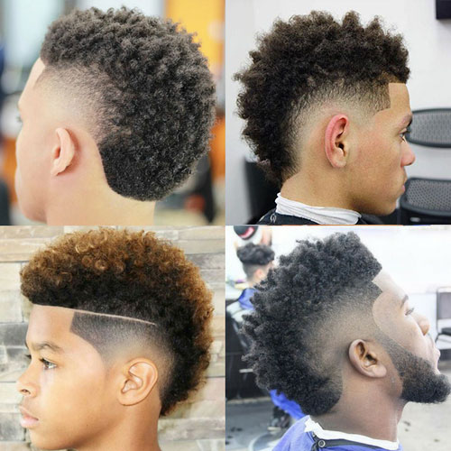 black men FroHawk