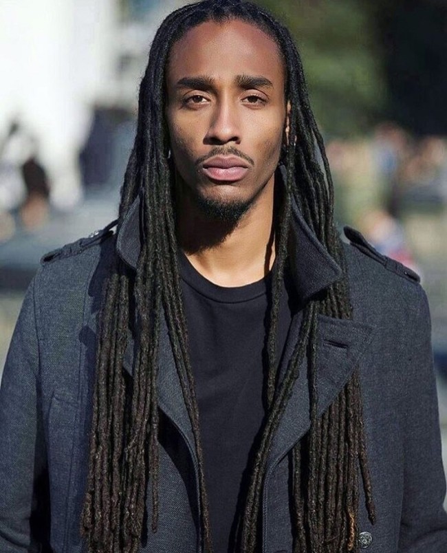 Long Thin Dreadlocks - Men's haircuts