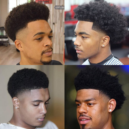 Afro fade - men's haircuts