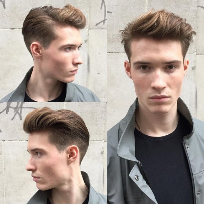 Scissor hairstyle for a wavy style