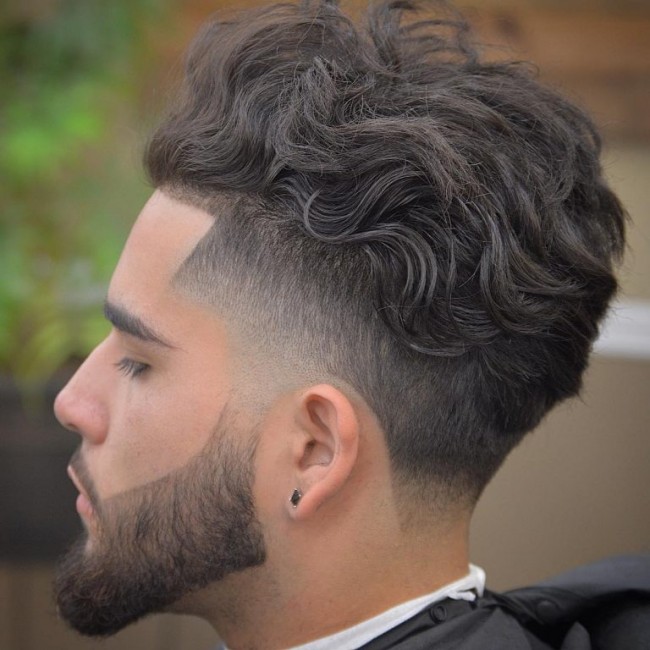 Undercut for curly hair