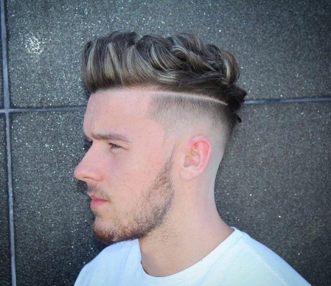 Men's haircut for thick hair