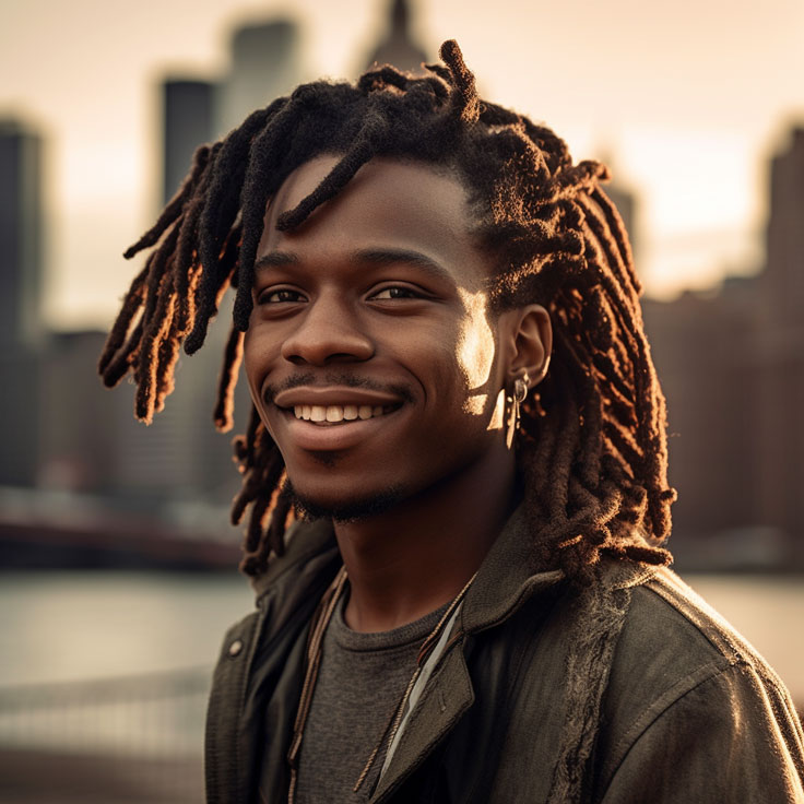 man with Dreadlocks