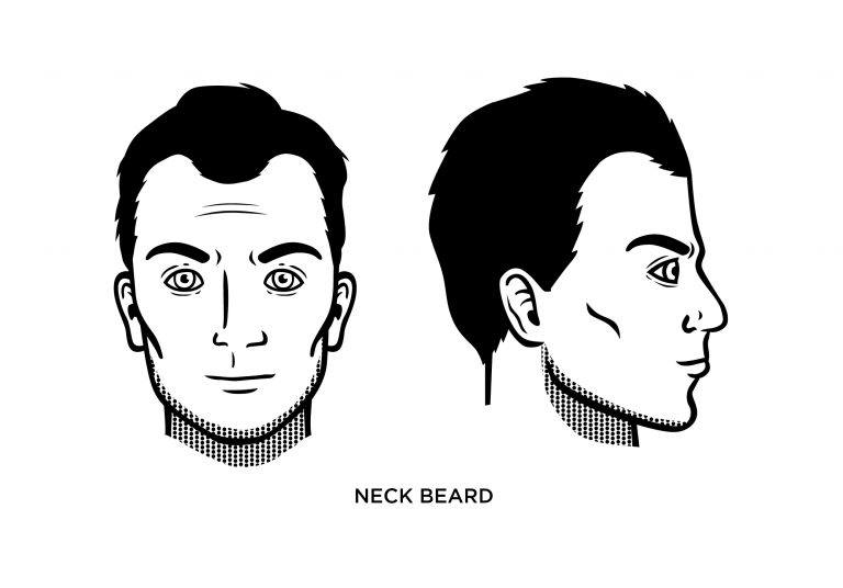 The Neck Beard - Men's Haircuts